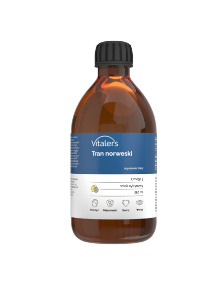 Vitaler's Рыбий жир Omega-3 1200 мг со вкусом лимона, 250 мл