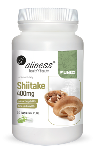 Shiitake (Шиитаке гриб), 400мг x 90 Vege капсул